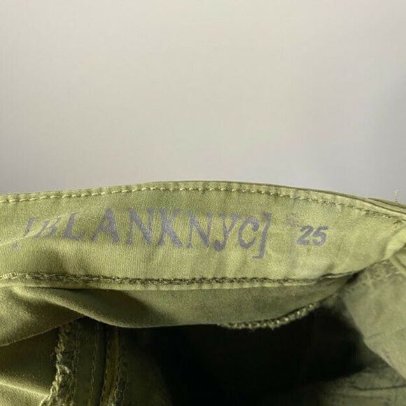 BLANKNYC Stick Shift Army Green Skinny Jeans 25 - Picture 4 of 4
